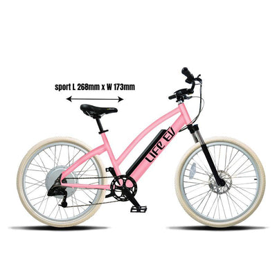 Custom Color Cruiser- Step-Thru e-Bike - Life EV