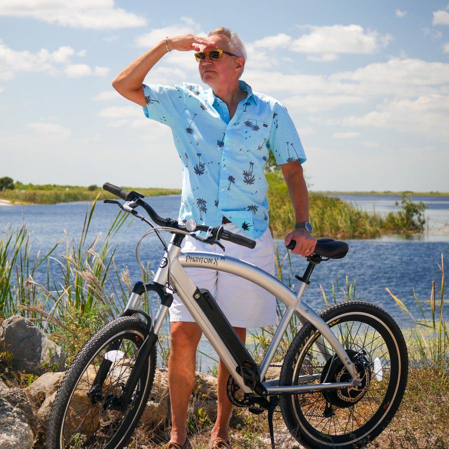 Ultimate Cruiser & Trail Electric Bike for Adults - Phantom XR 400- LifeEV