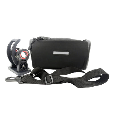 Weather resistant handlebar bag for bicycle