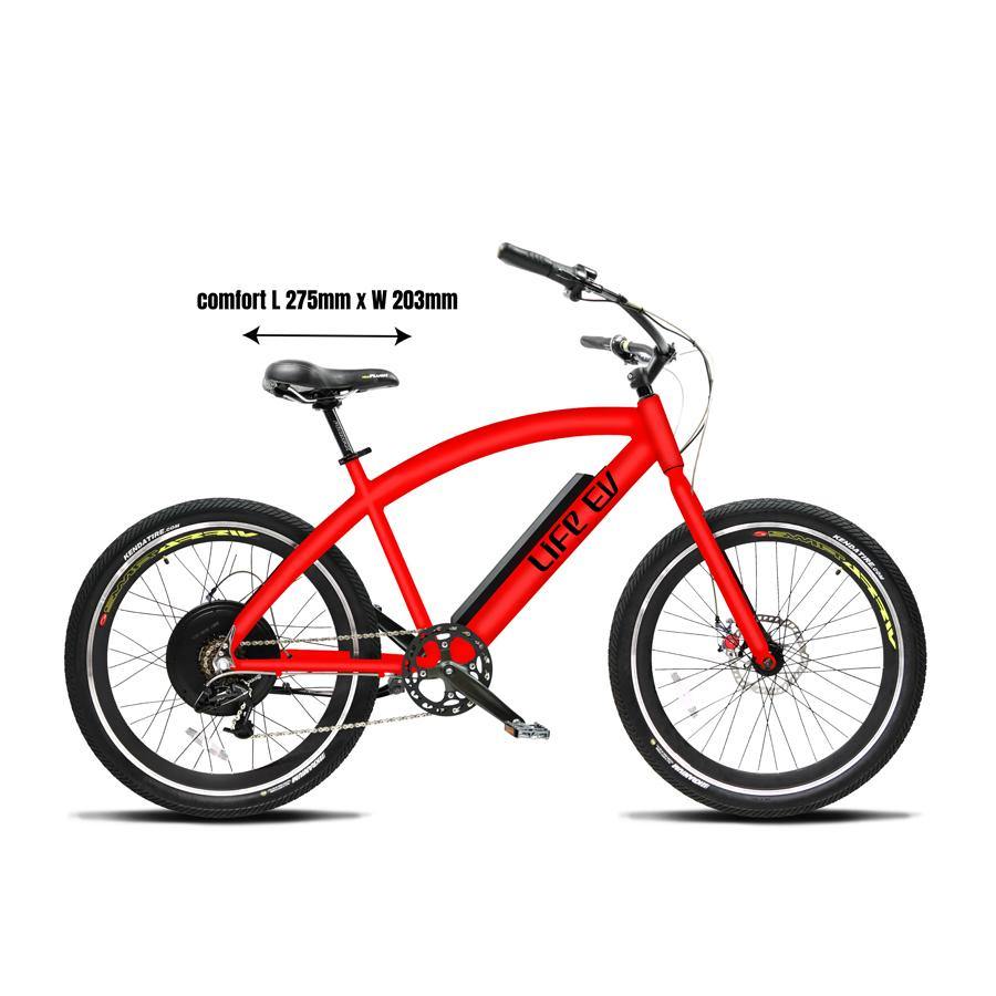 Custom Color Electric Bike Cruiser - Design Your Own E-Bike - Life EV