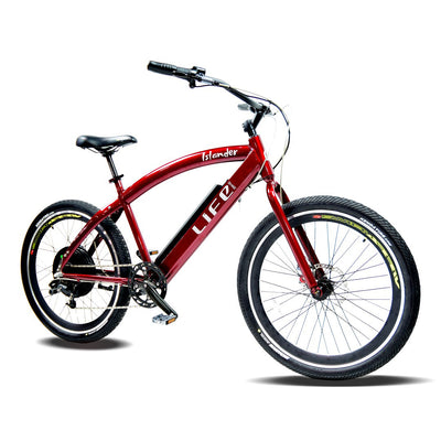 Adult Beach Cruiser e-Bike - Islander 400- LifeEV e-Bikes