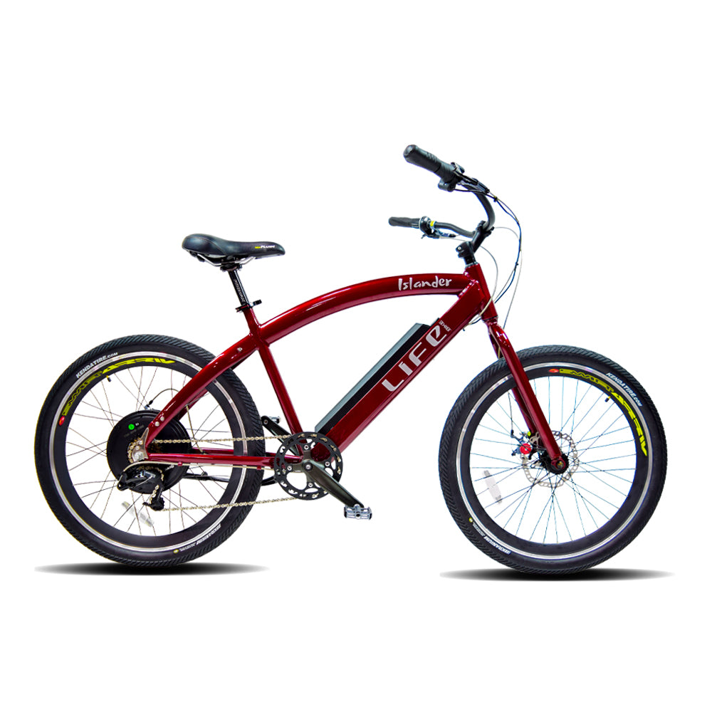 Adult Beach Cruiser e-Bike - Islander 400- LifeEV e-Bikes