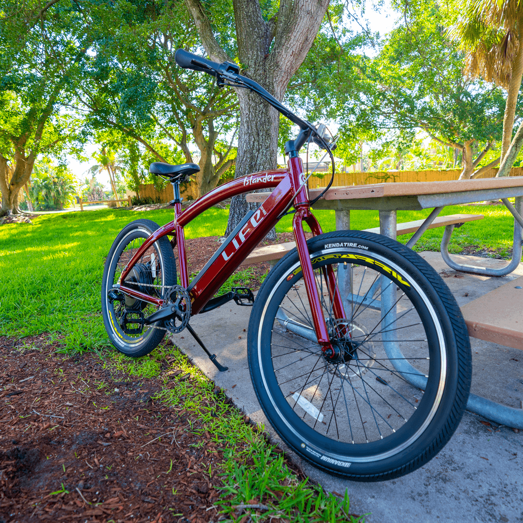 Adult Beach Cruiser e-Bike - Islander 400- LifeEV e-Bikes